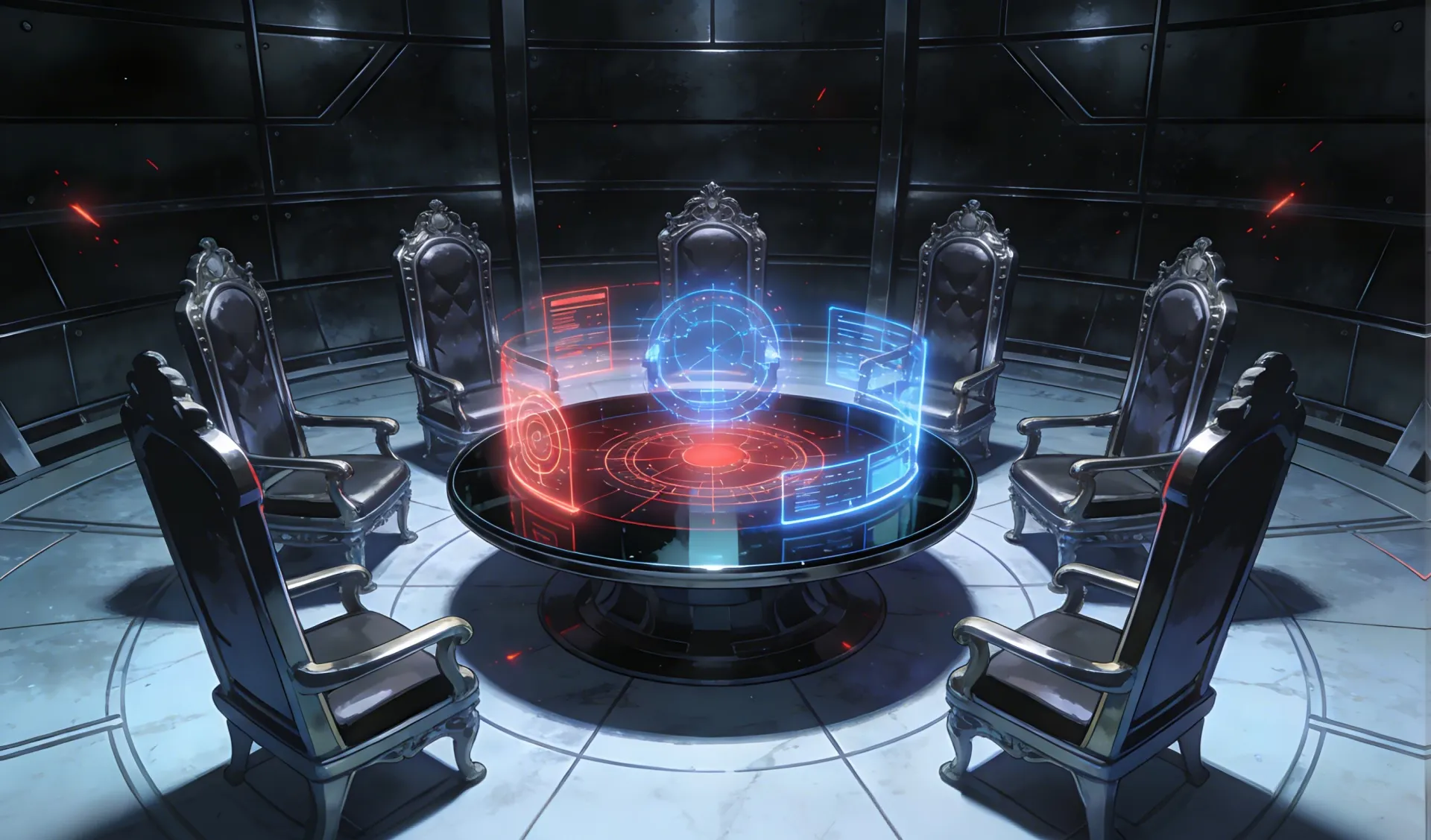 Neo-Babylon concept image: Ancestral Tower Council Room