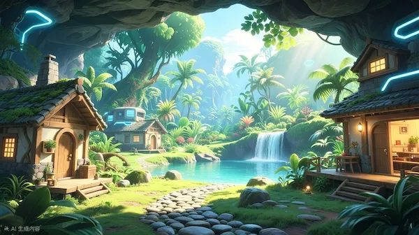 Neo-Babylon concept image: Eden Village