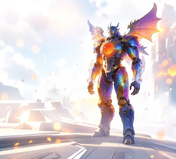 Neo-Babylon concept image: Dragon Saint Guardian