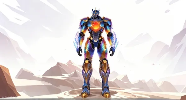 Neo-Babylon concept image: Dragon Saint Guardian