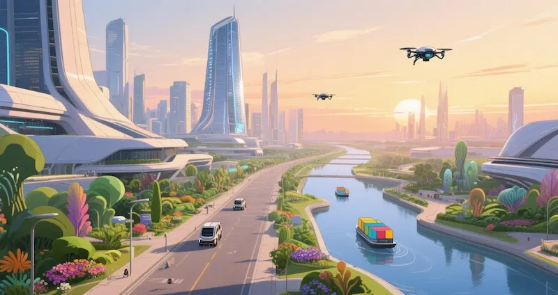 Neo-Babylon concept image: Ch1Bay City